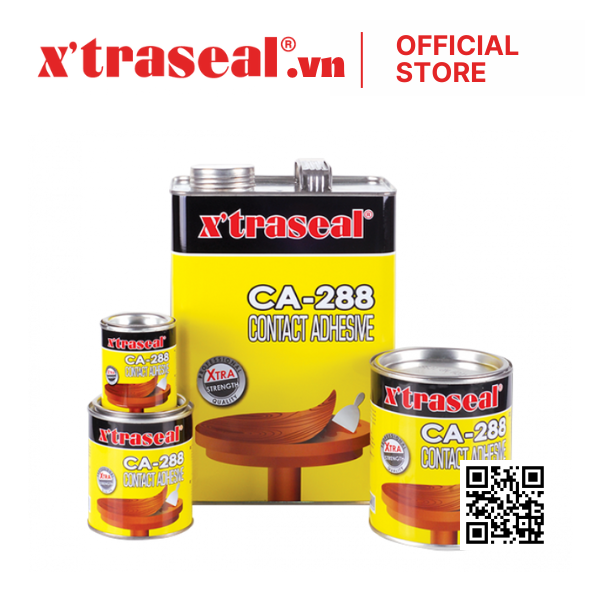 Keo dán đa năng tiếp xúc Xtraseal CA-288 (Keo Vàng) Keo dán đa năng tiếp xúc Xtraseal CA-288 3kg (Keo Vàng)