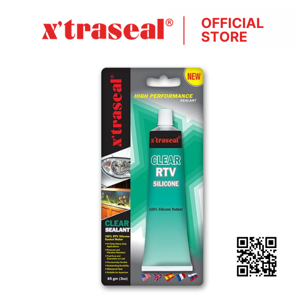 Keo tạo gioăng chịu nhiệt Xtraseal Clear RTV Silicone 85gr Chính hãng Keo tạo gioăng chịu nhiệt Xtraseal Clear RTV Silicone 85gr Chính hãng