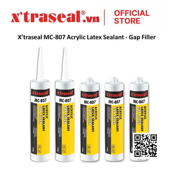 Keo trám khe hở gốc nước Acrylic Xtraseal MC-807 (1) Keo trám khe hở gốc nước Acrylic Xtraseal MC-807